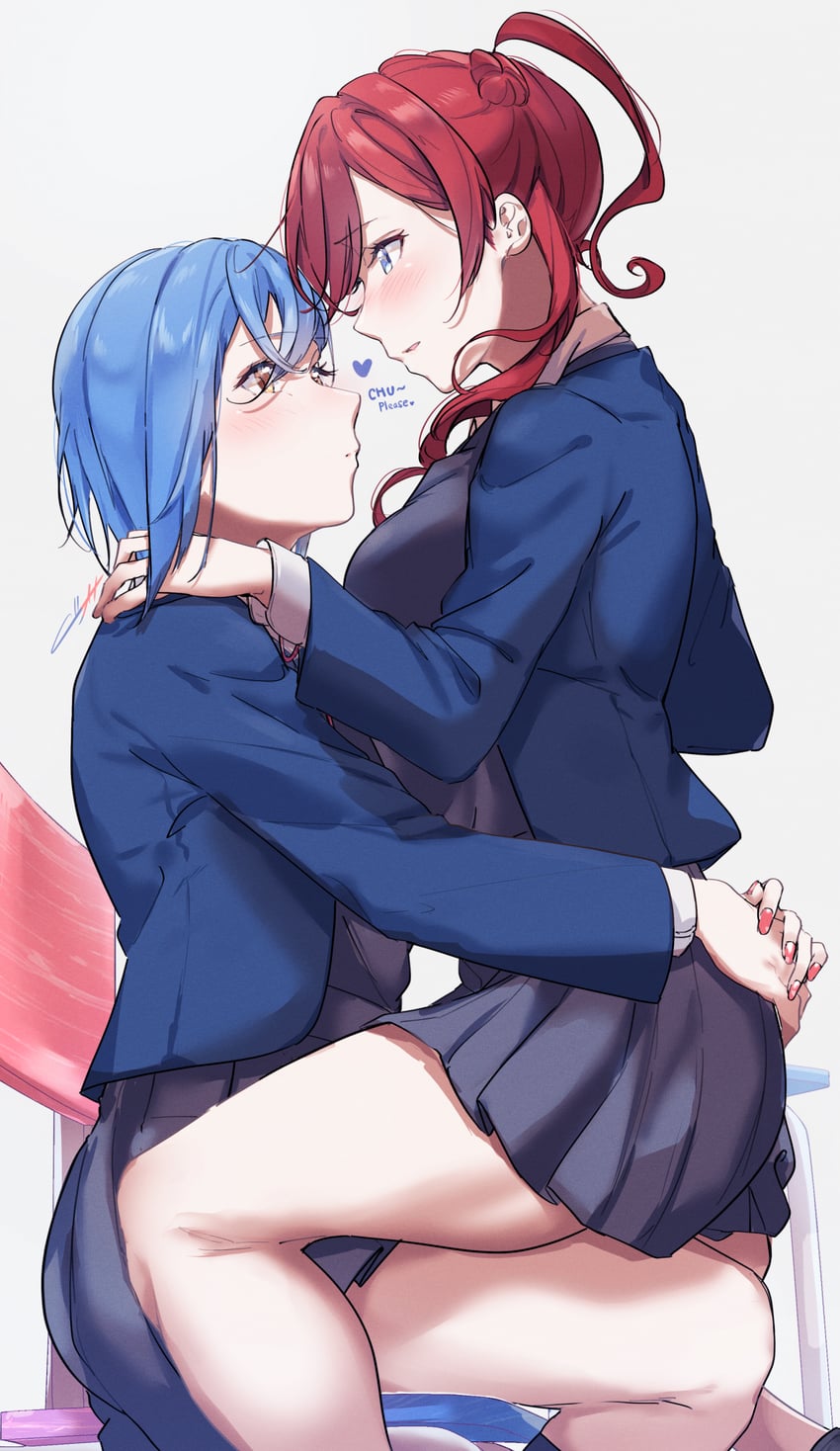 wakana shiki and yoneme mei (love live! and 1 more) drawn by kuzia_(atarayo)