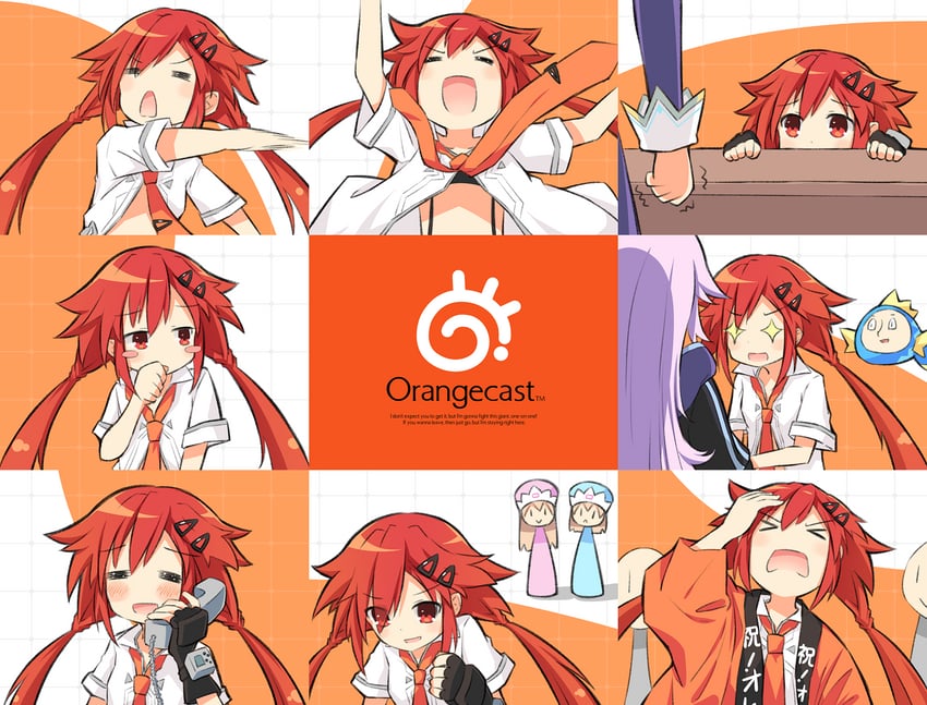 tennouboshi uzume, adult neptune, rom, ram, histoire, and 1 more (neptune and 1 more) drawn by tinzing_saamzong