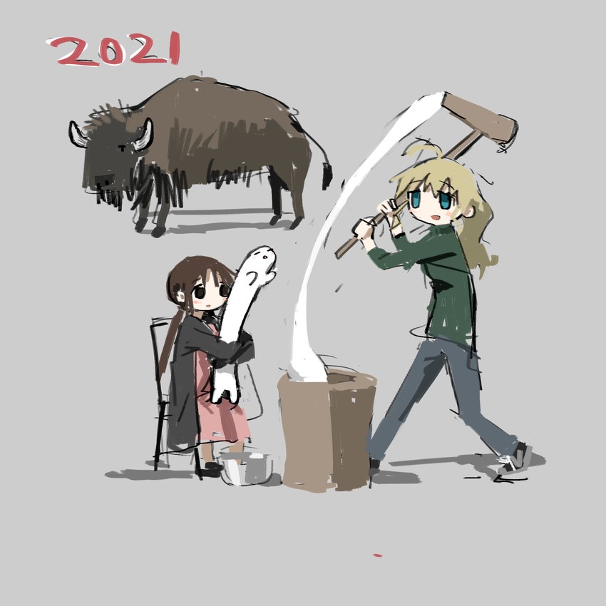 chito, yuuri, and nuko (shoujo shuumatsu ryokou) drawn by tsukumizu_yuu