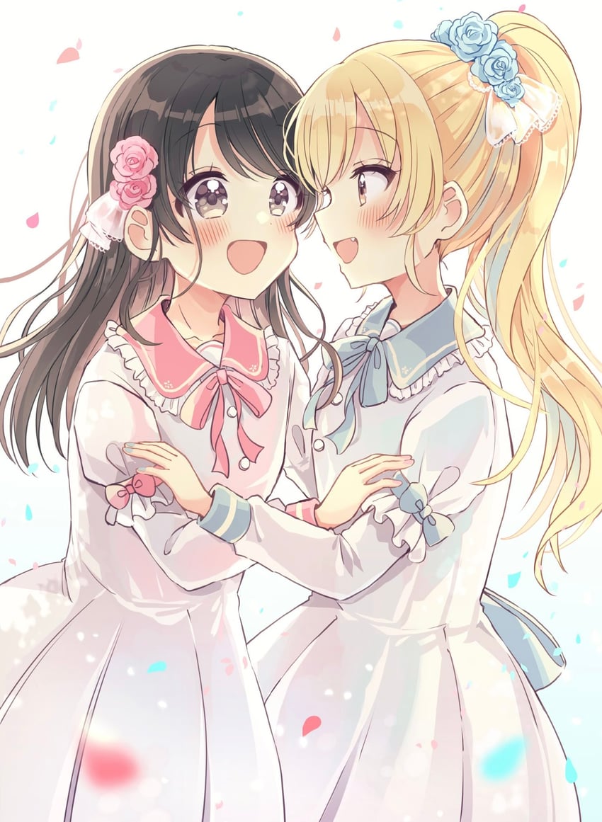 miyasato haruka and yokomine ibuki (swing!!) drawn by sakura_oriko