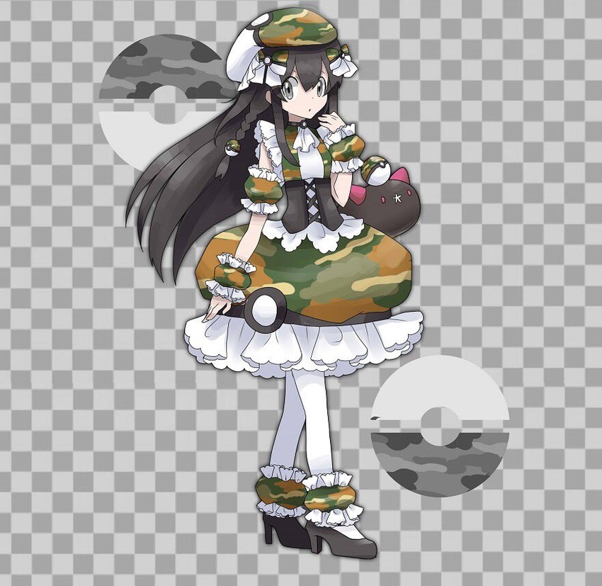 pyukumuku and plum (pokemon and 1 more) drawn by namako_plum
