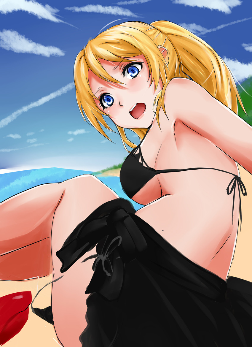 ayase eli (love live! and 1 more) drawn by chikkinage_nage