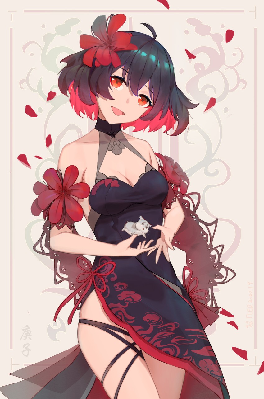 seele vollerei and seele (honkai and 1 more) drawn by fled