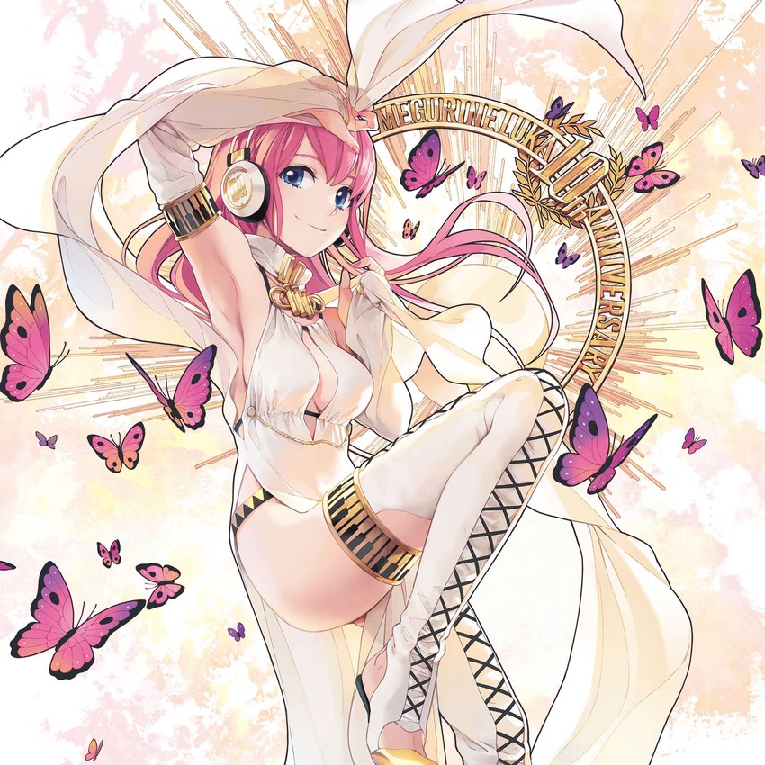 megurine luka (vocaloid and 1 more) drawn by len_(a-7)