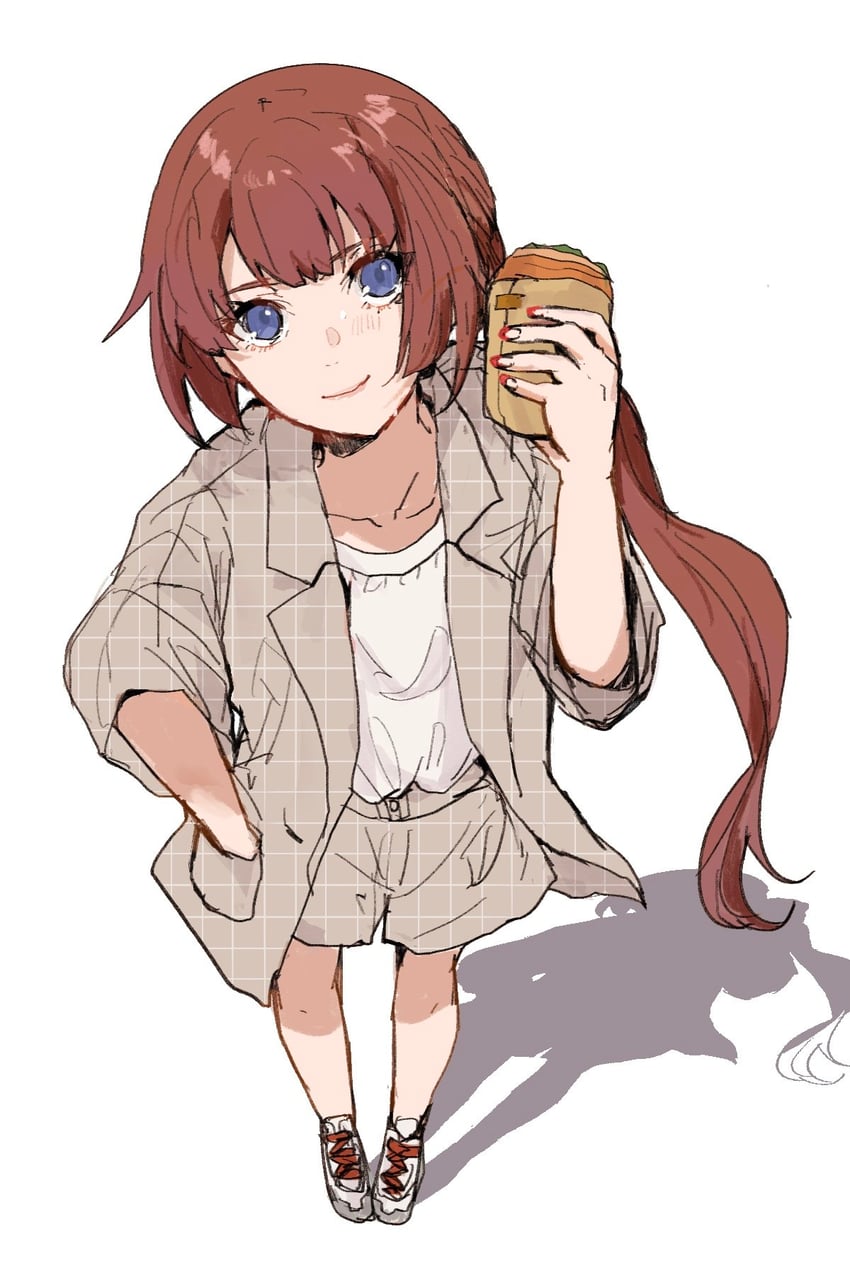 senjougahara hitagi (monogatari and 1 more) drawn by valhalla0707