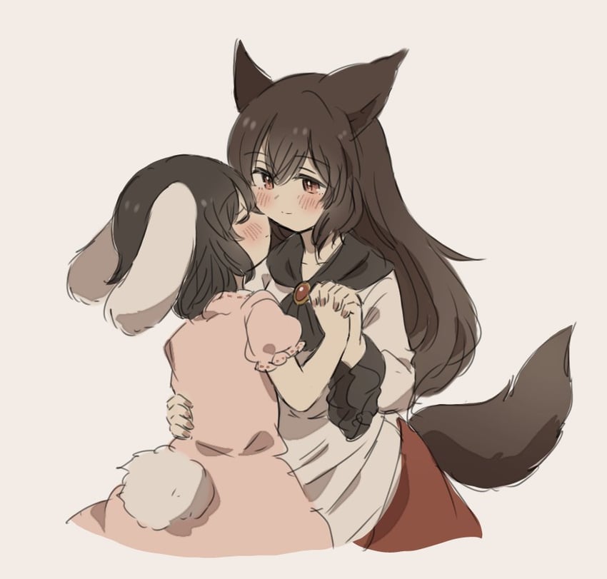 inaba tewi and imaizumi kagerou (touhou) drawn by tsukiori