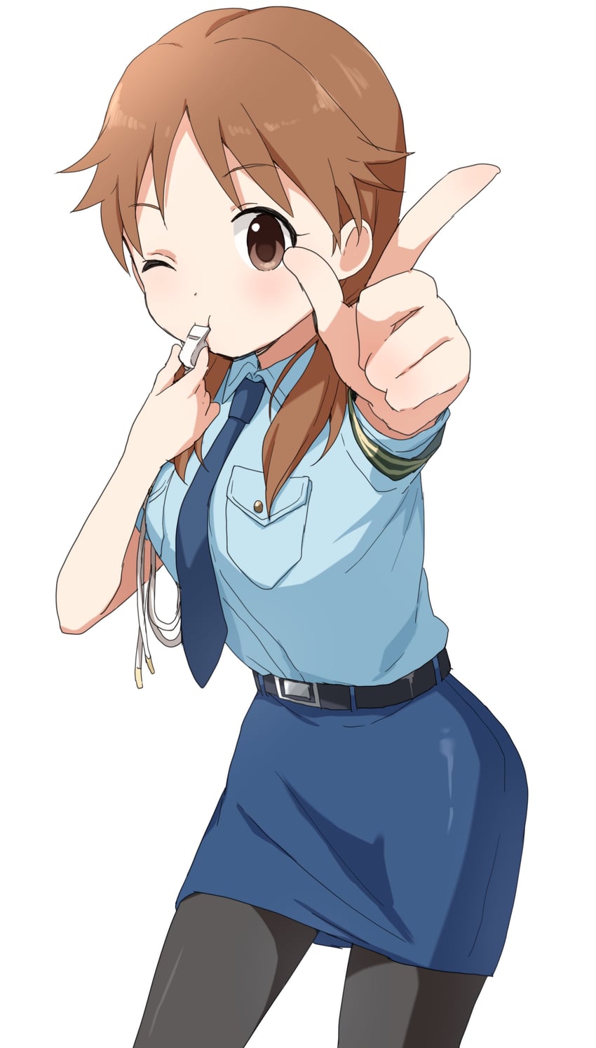 katagiri sanae (idolmaster and 2 more) drawn by buchi_(y0u0ri_)
