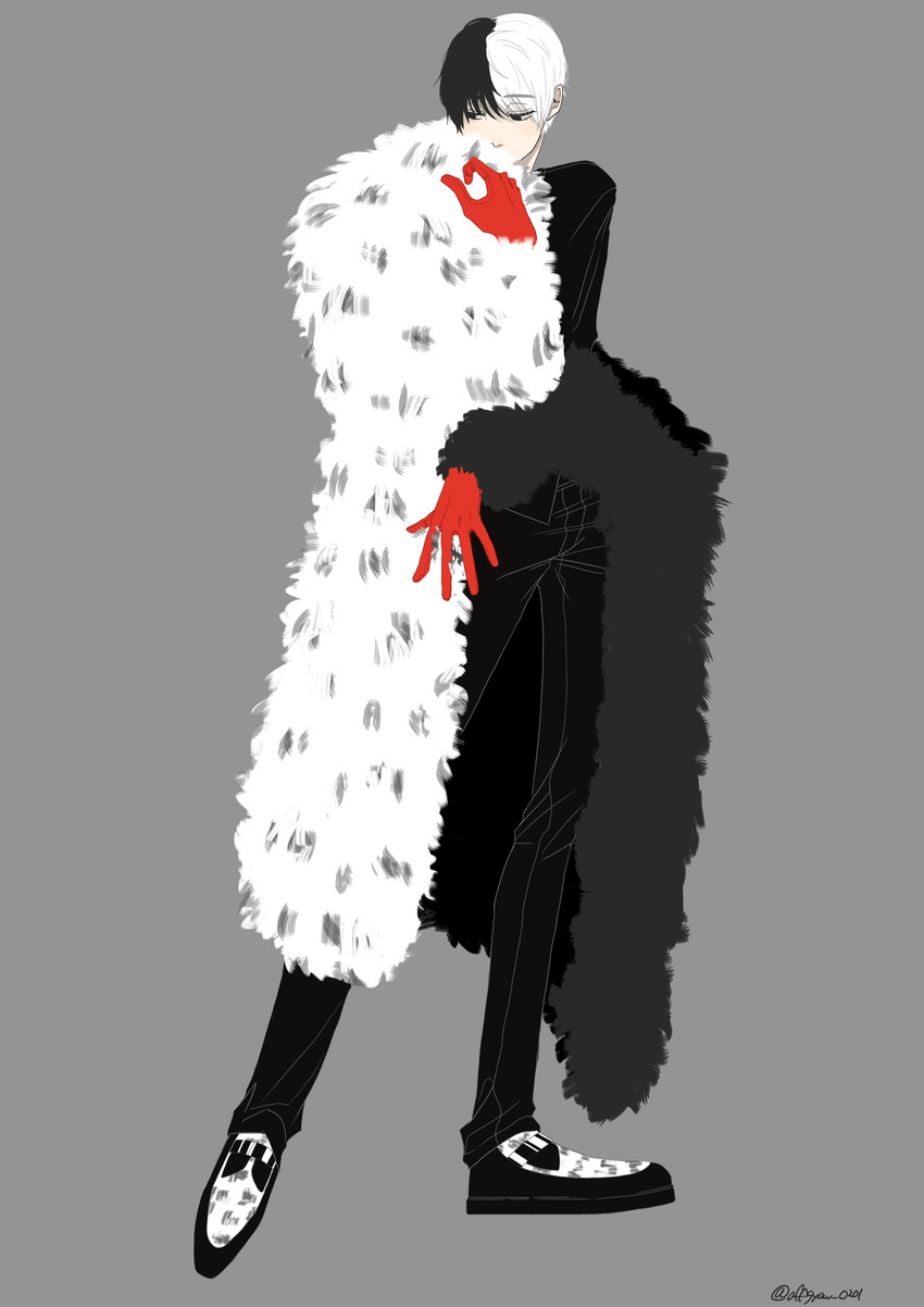 cruella de vil and yoshizawa ryou (101 dalmatians) drawn by offgyawa_0201