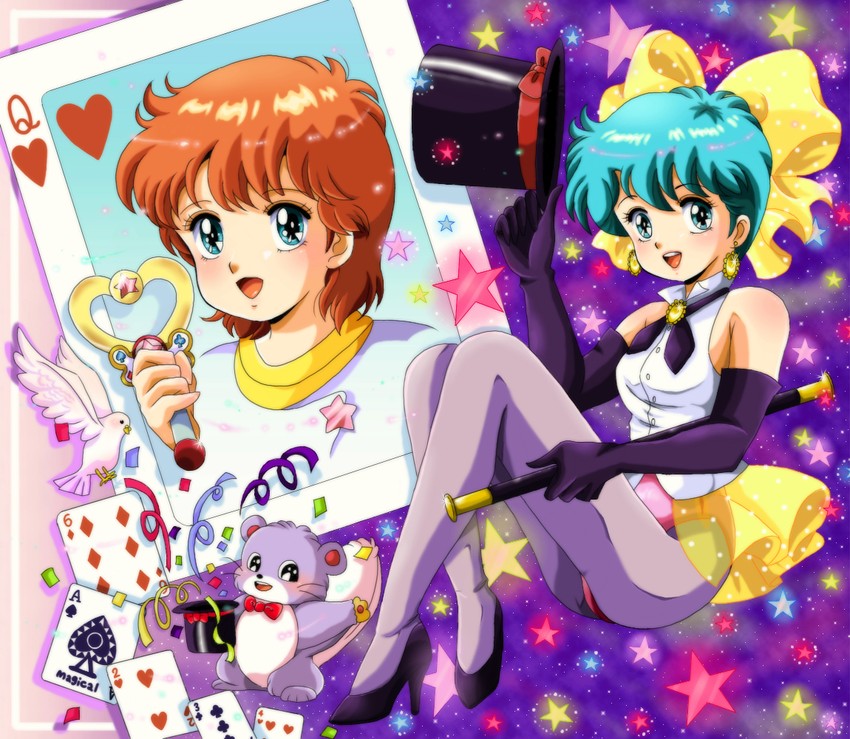 kazuki mai, magical emi, and topo (mahou no star magical emi) drawn by mikiky