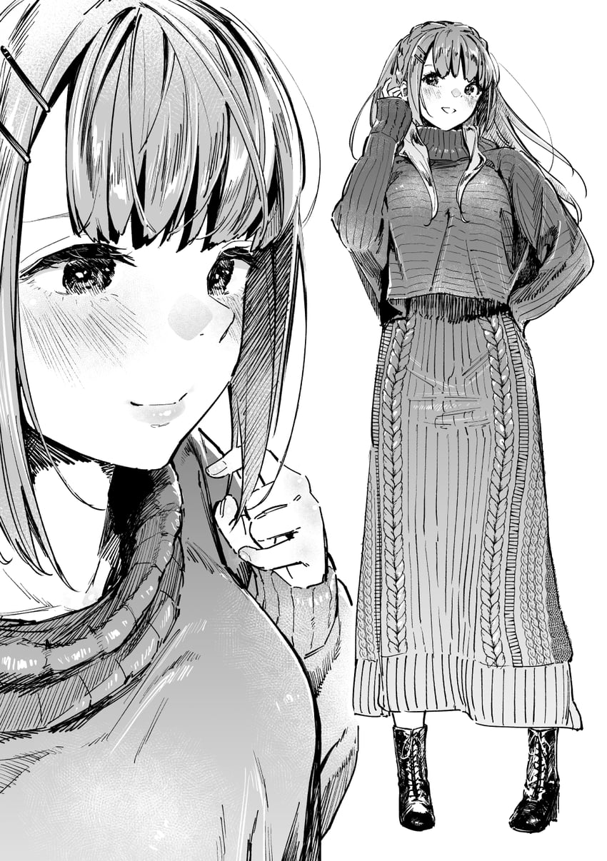 nirugame-chan (kyojiri jk nirugame-chan) drawn by sanka_kumaru