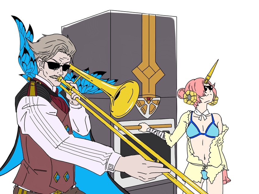 frankenstein's monster, james moriarty, and charles babbage (fate and 2 more) drawn by raito_(tutanoha)
