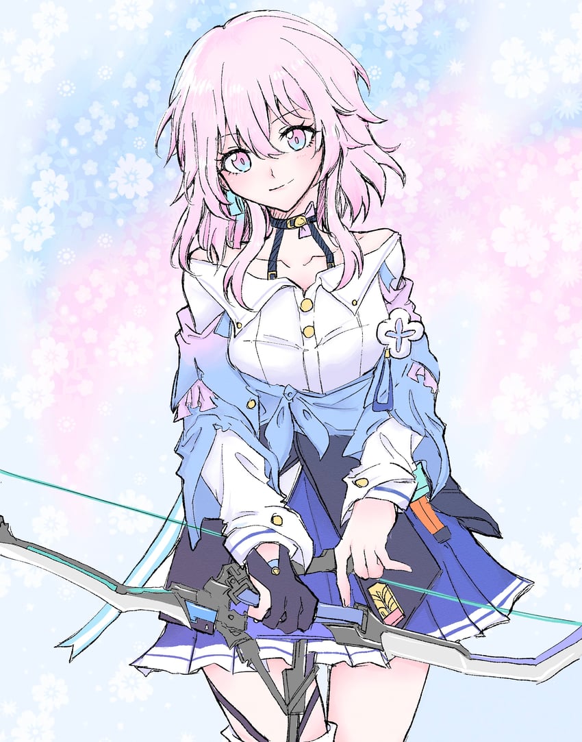 march 7th (honkai and 1 more) drawn by naname1202