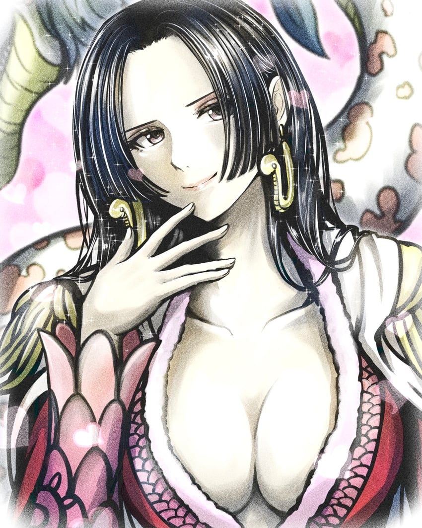 boa hancock and salome (one piece) drawn by tsukihi_shida