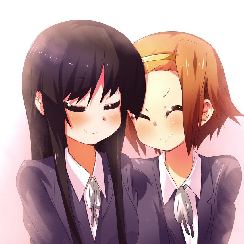 akiyama mio and tainaka ritsu (k-on!) drawn by sanzui
