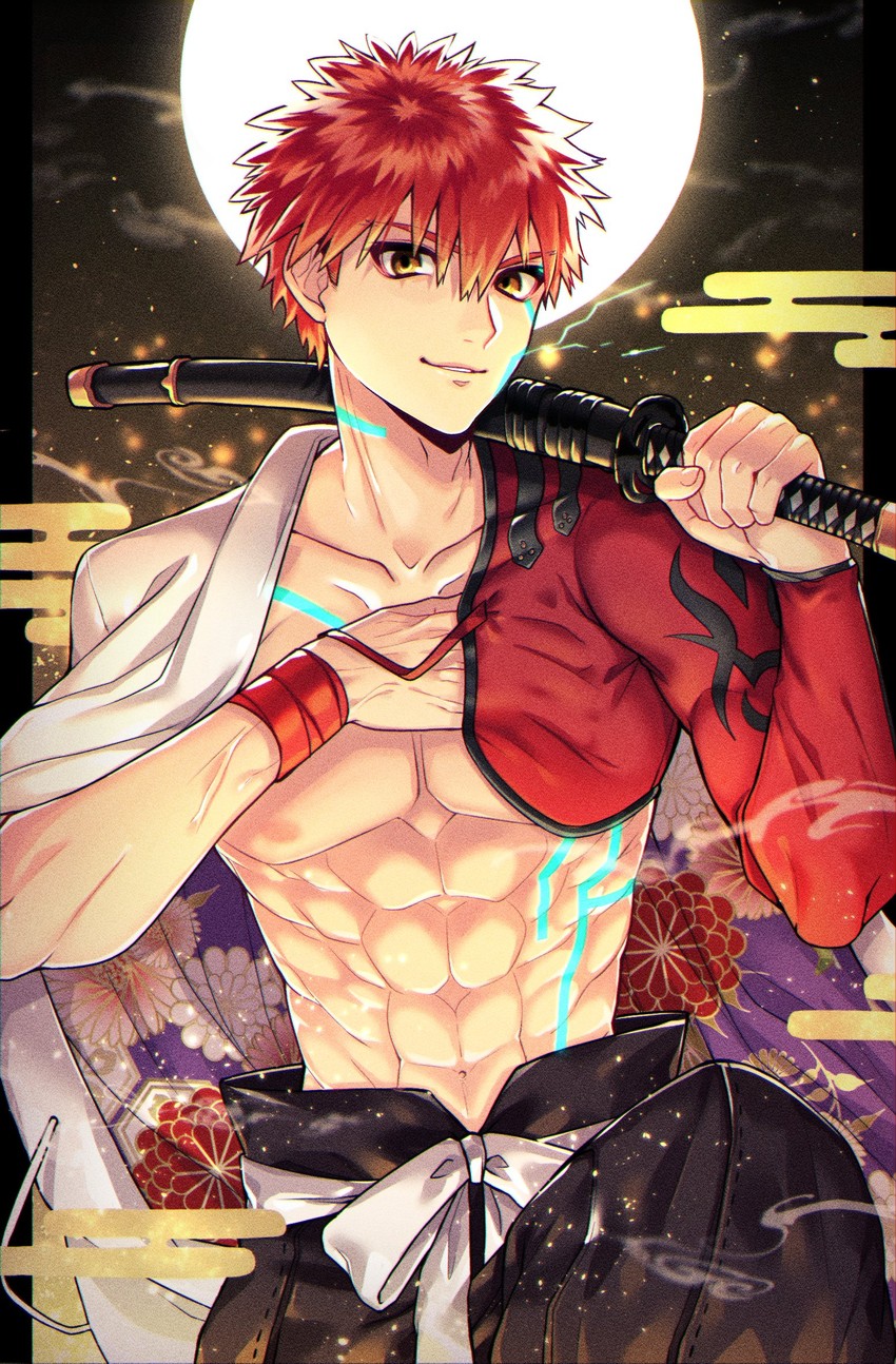 emiya shirou and senji muramasa (fate and 1 more) drawn by tatsuma_daisuke