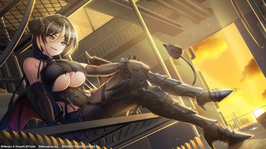 hindenburg and amadea wolfa (azur lane and 1 more) drawn by ootomo_takuji