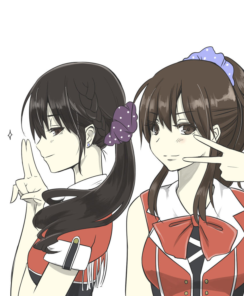 tojo nozomi and ayase eli (love live! and 1 more) drawn by volkies