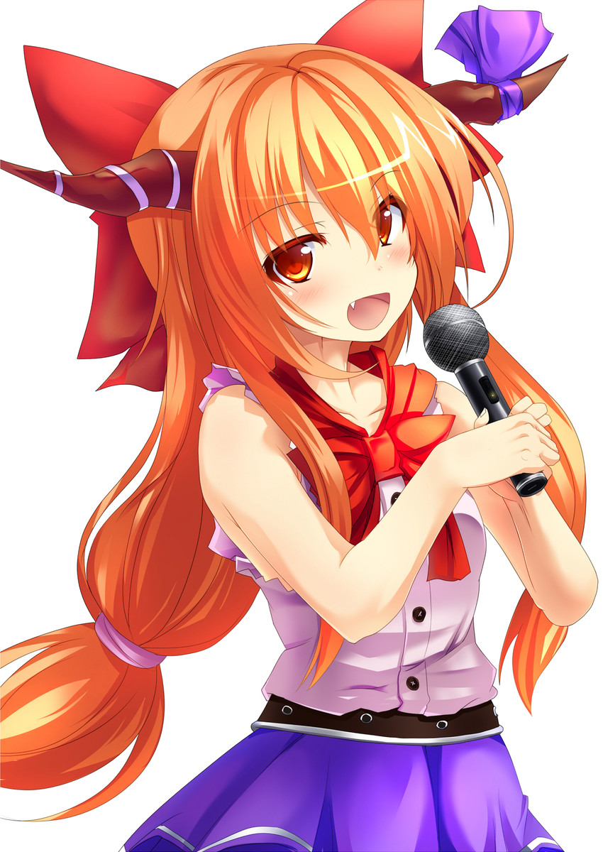 ibuki suika and yamin (touhou and 1 more) drawn by szk