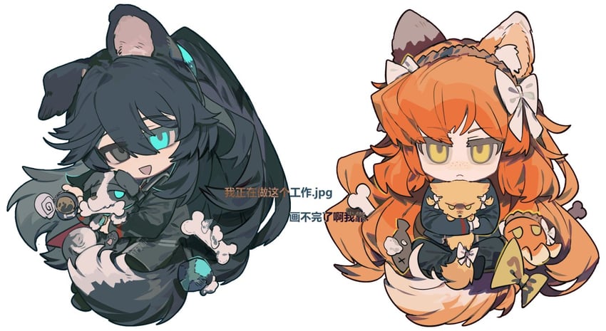 ishmael and hong lu (project moon and 1 more) drawn by itokenaikei