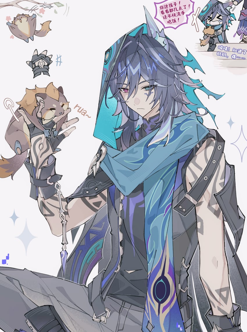 citlali and ororon (genshin impact) drawn by yue_(shemika98425261)