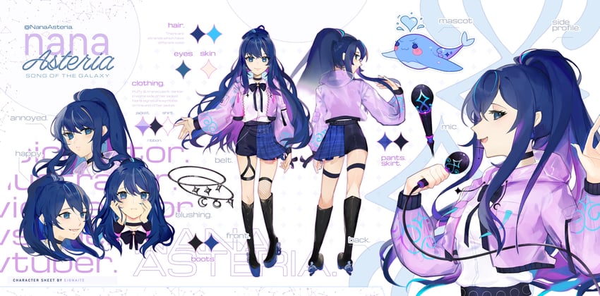 nana asteria (prism project) drawn by angie_(eignaite)