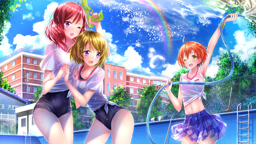 nishikino maki, hoshizora rin, and koizumi hanayo (love live! and 1 more) drawn by swordsouls