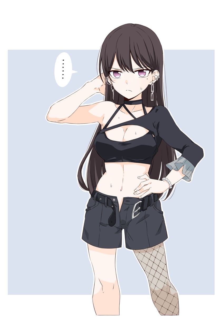 shiina taki (bang dream! and 1 more) drawn by porinki