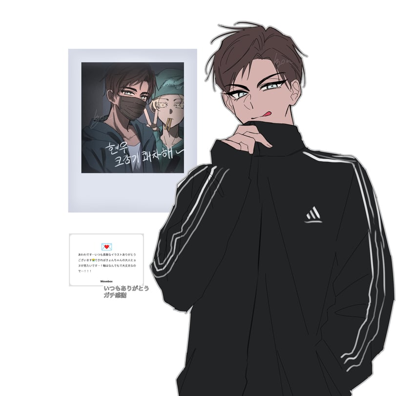 luka and hyunwoo (alien stage) drawn by kyon_(zmwh8222)
