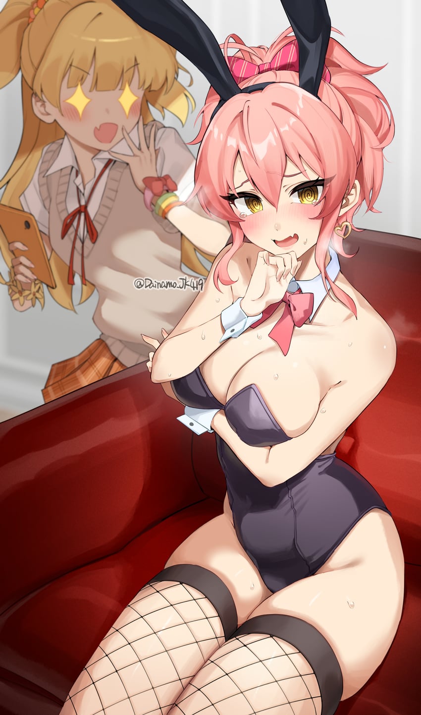 jougasaki mika and jougasaki rika (idolmaster and 1 more) drawn by pasuterusawaa