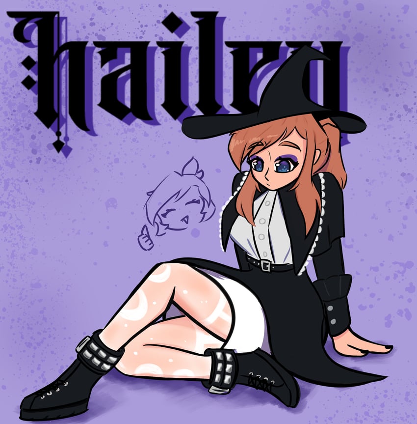 hat kid and nelly (original and 1 more) drawn by morganafumo