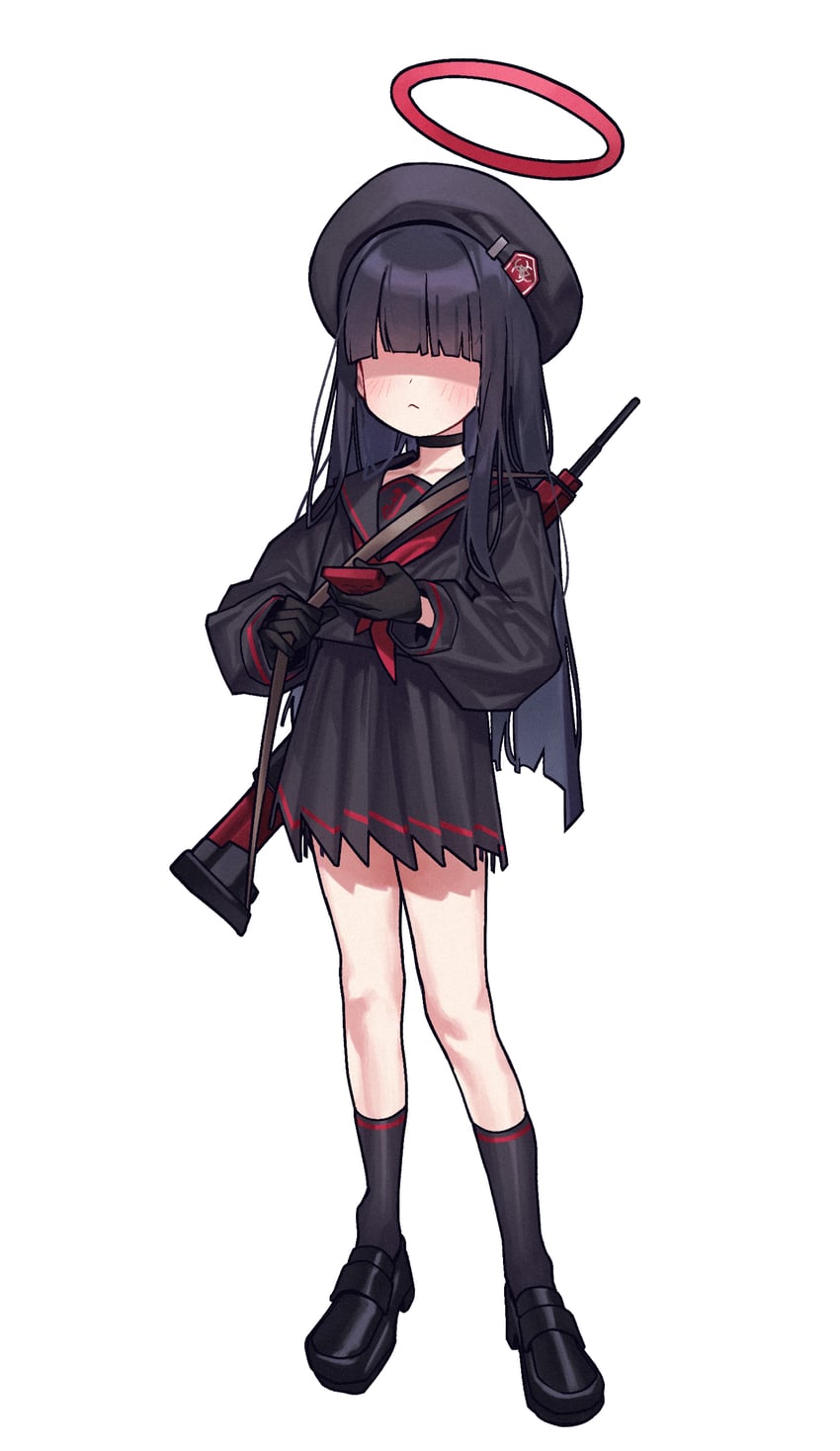 justice task force member (blue archive) drawn by waa153