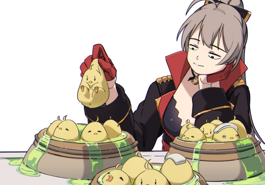 manjuu and jean bart (azur lane) drawn by hatski.sin
