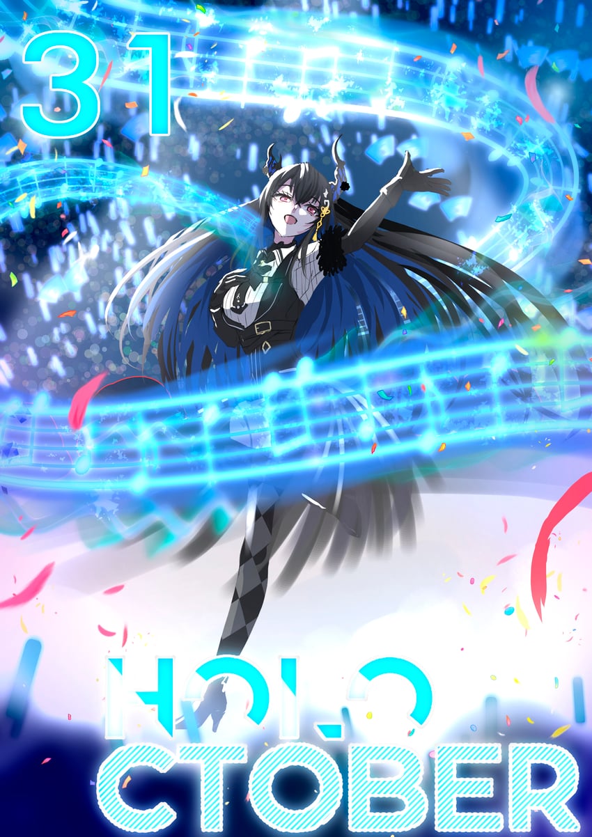 nerissa ravencroft (hololive and 1 more) drawn by nobody_(nobo)