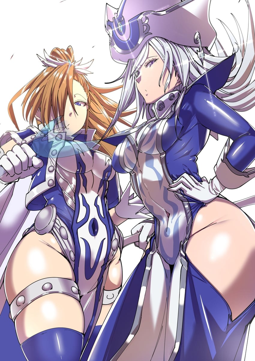 silent magician and silent paladin (yu-gi-oh!) drawn by aoi_takeru