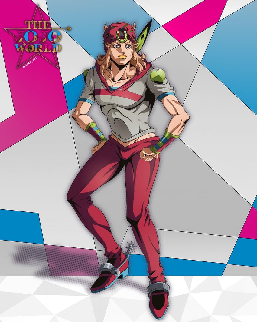 johnny joestar (jojo no kimyou na bouken and 1 more) drawn by genda_art
