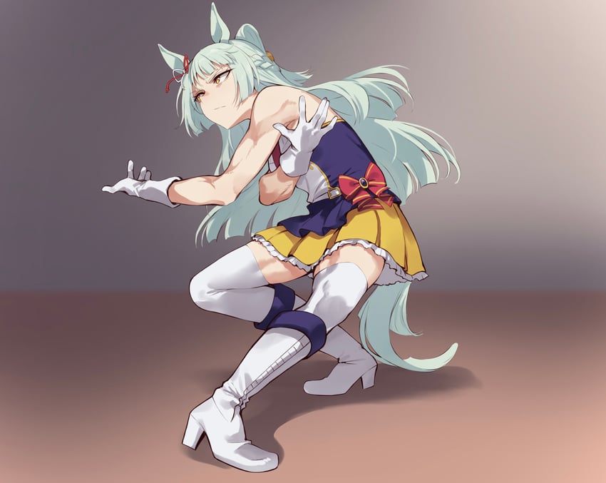 fujimasa march (umamusume and 3 more) drawn by motsunabe_(mo2nap3)