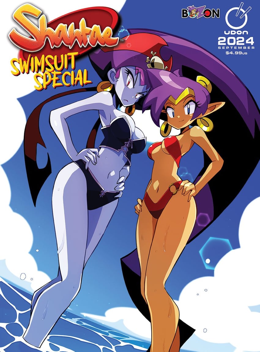 shantae, risky boots, and cristina valenzuela (shantae) drawn by sakurajyousui_nami