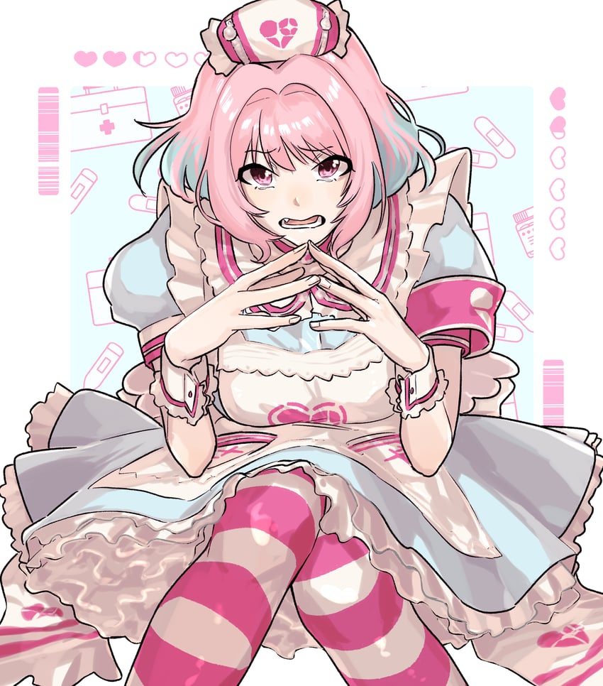 yumemi riamu (idolmaster and 2 more) drawn by yuu_(akaimokopipi)