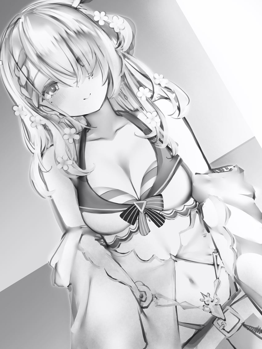 ceres fauna (hololive and 1 more) drawn by nanashi_(nlo)