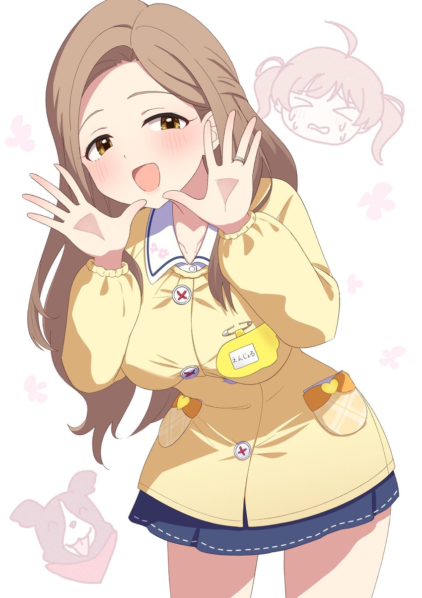 hakozaki serika, junior, and hakozaki serika's mother (idolmaster and 2 more) drawn by kasabutap