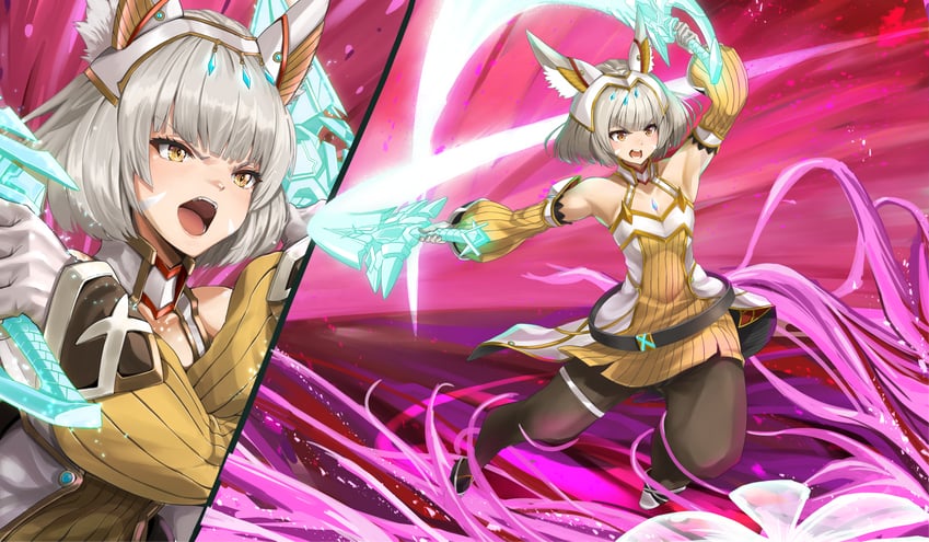 nia (xenoblade chronicles and 1 more) drawn by ayamo_kaoru