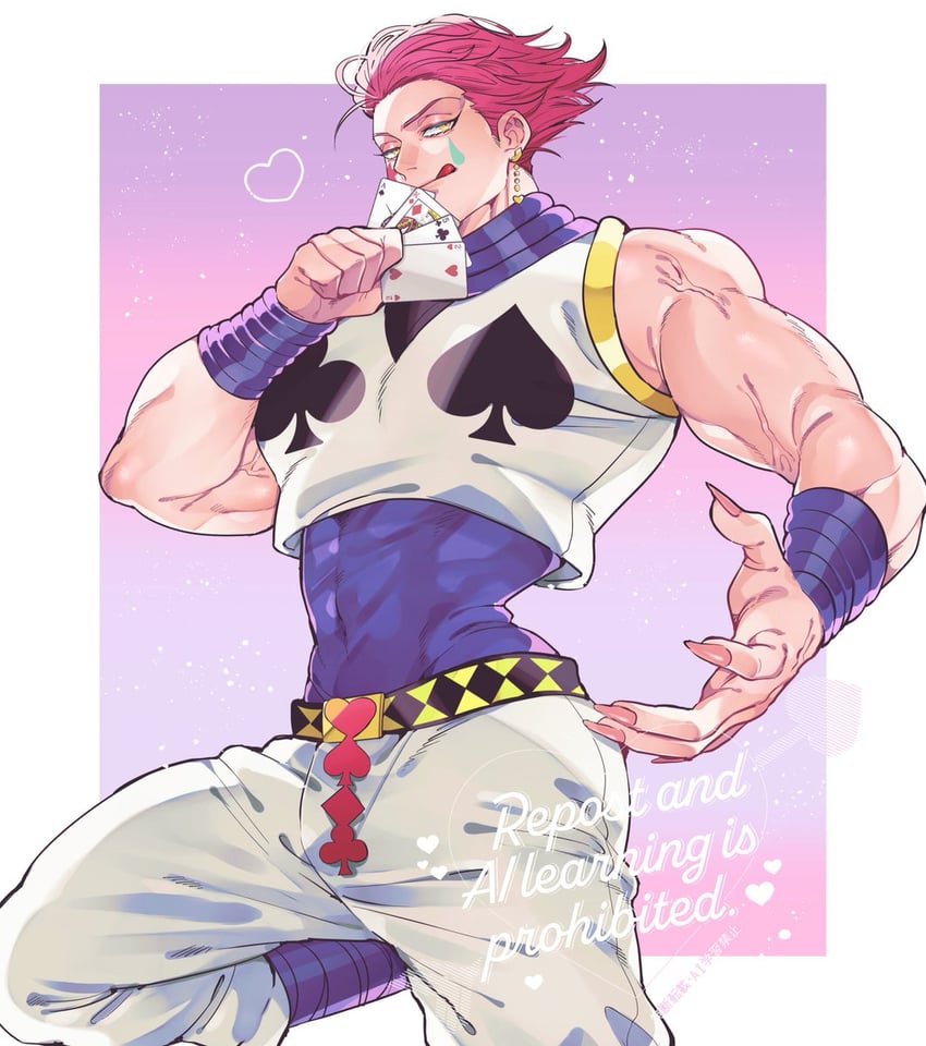 hisoka morow (hunter x hunter) drawn by kyuu_(kyu_717)