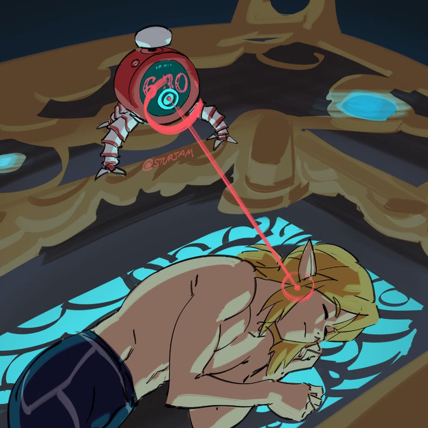 link and guardian (the legend of zelda and 1 more) drawn by stup-jam