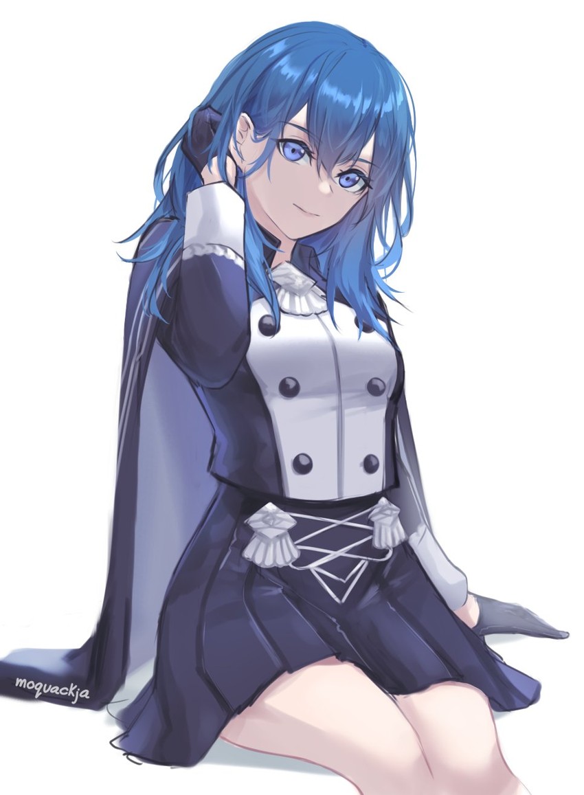 female byleth (fire emblem and 1 more) drawn by moja_(rainpoow)