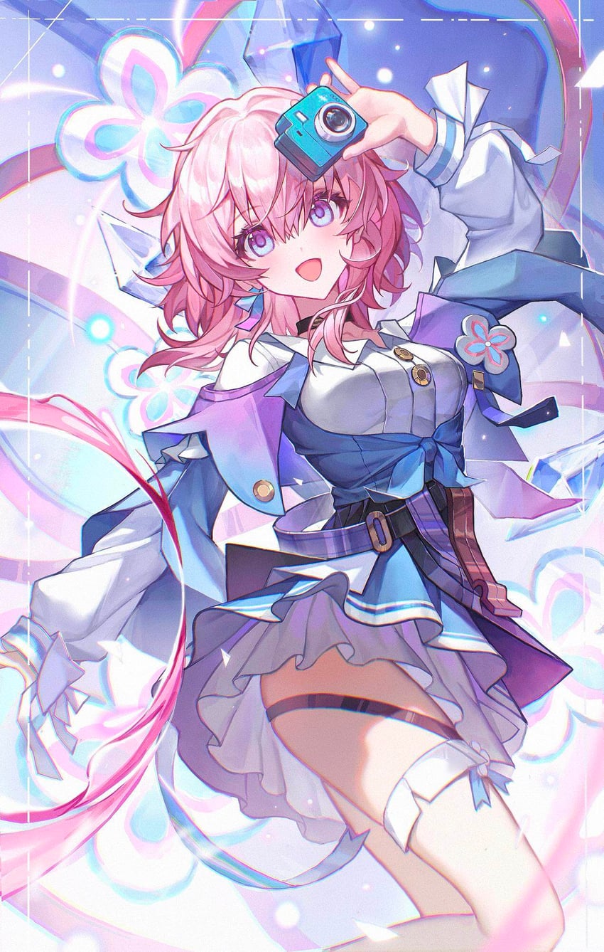 march 7th (honkai and 1 more) drawn by sizuka_(komorilian)