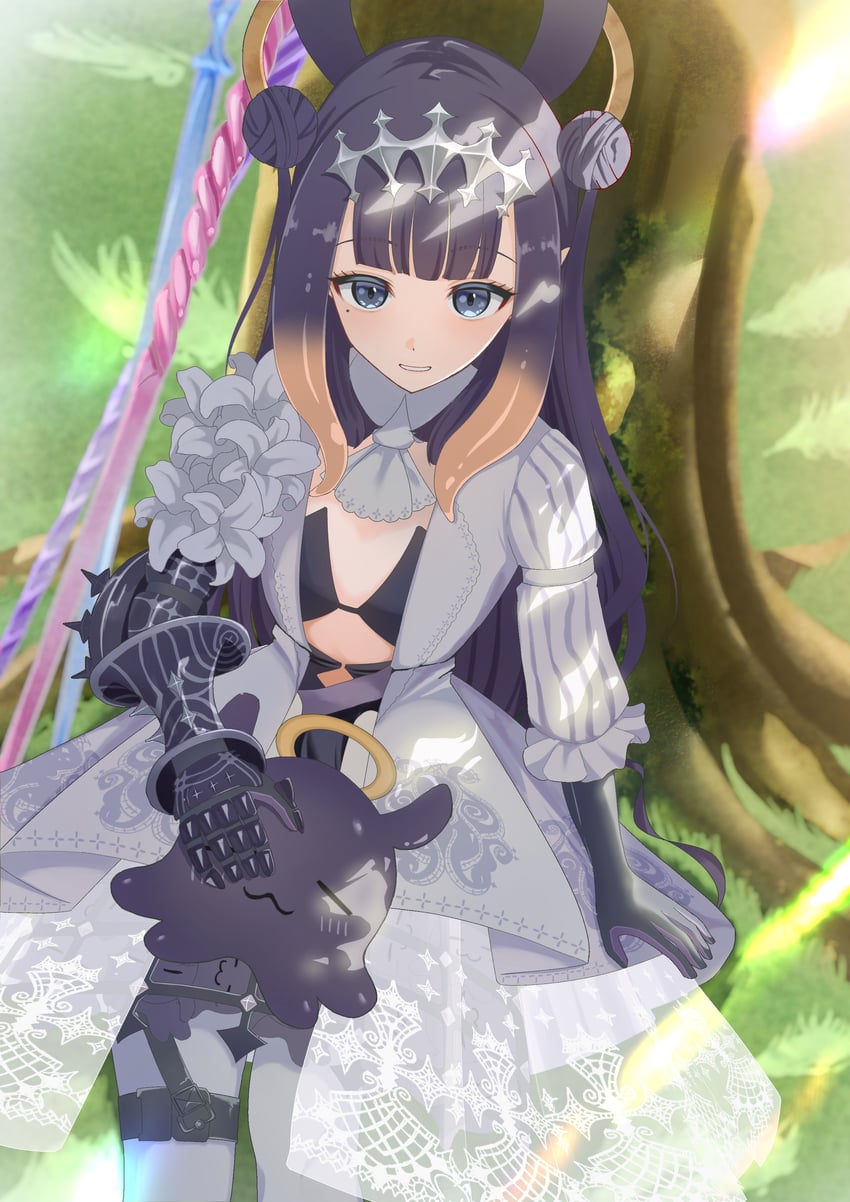 ninomae ina'nis and takodachi (hololive and 1 more) drawn by satoti_chang