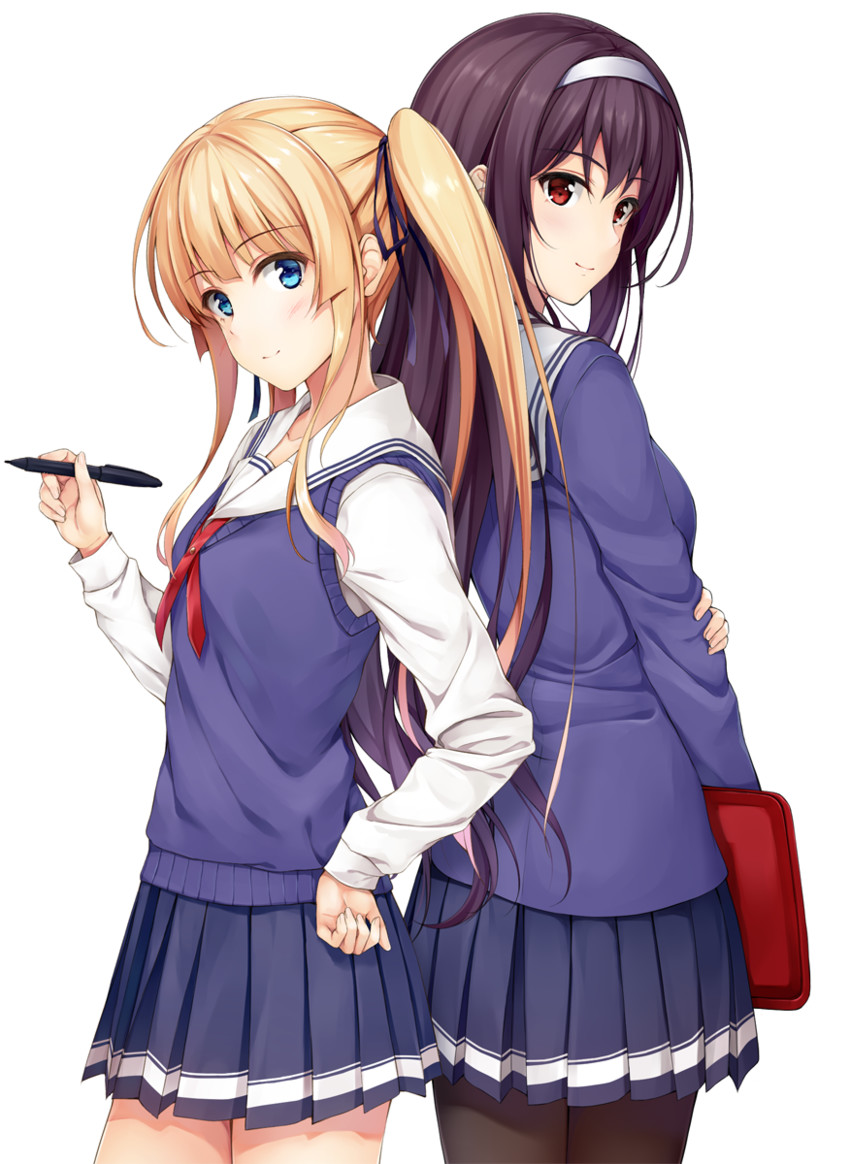 kasumigaoka utaha and sawamura spencer eriri (saenai heroine no sodatekata) drawn by pasdar