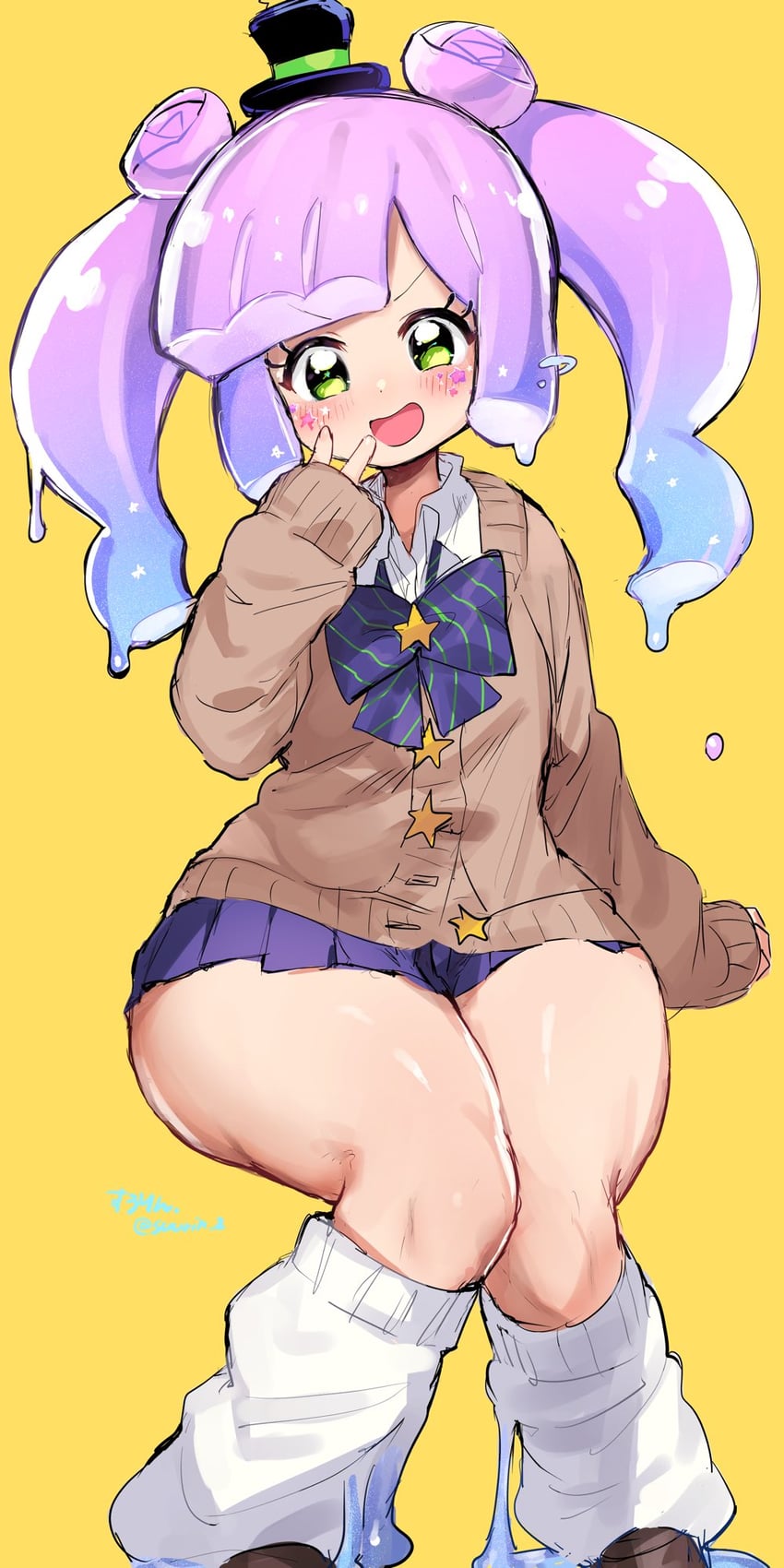 puniru and gyaru kawaii puniru (puniru wa kawaii slime) drawn by suurin_(ksyaro)