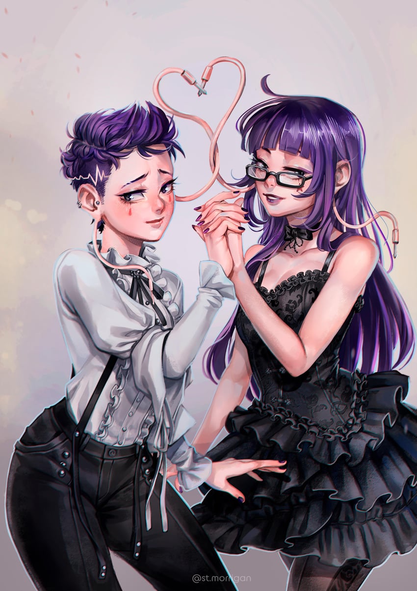 jiro kyoka (original and 1 more) drawn by saint_morrigan