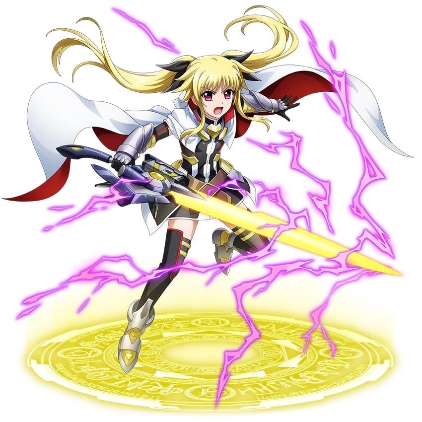 fate testarossa and bardiche (lyrical nanoha and 2 more)